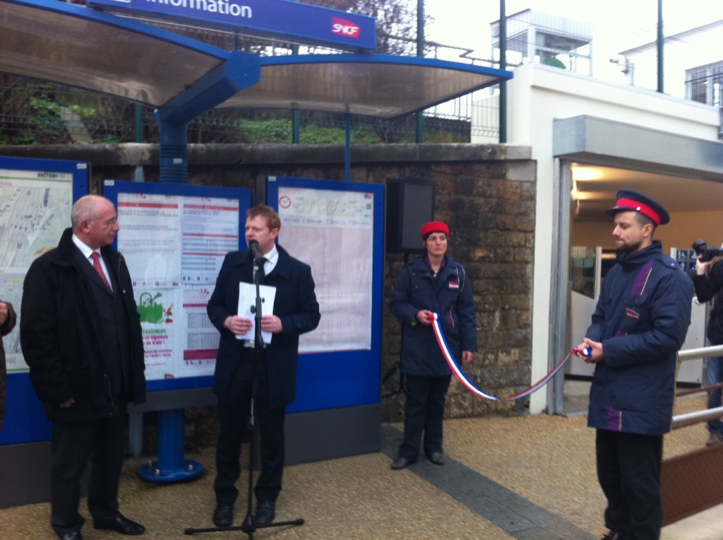 Inauguration du souterrain de Bretigny