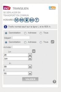 Module SNCF Transilien