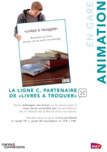 Livres à Troquer - Partenariat RER C SNCF
