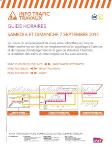 Guide horaires